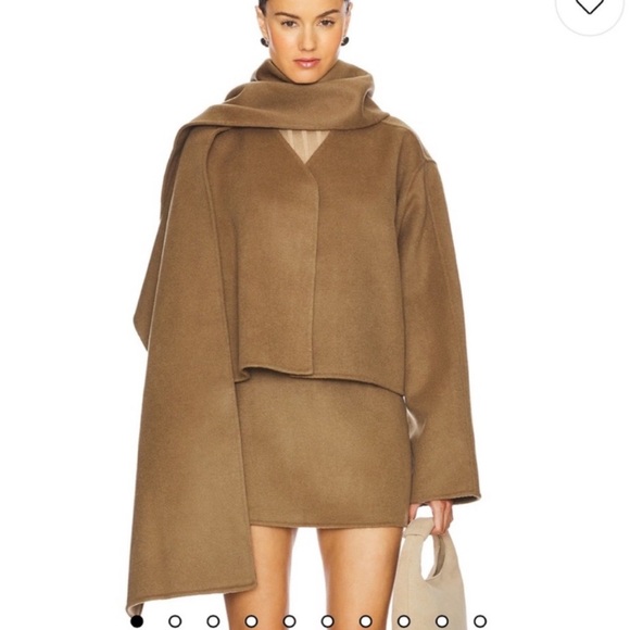 L'Academie Jackets & Blazers - L’Academie by Marianna Milly Wool Scarf Jacket